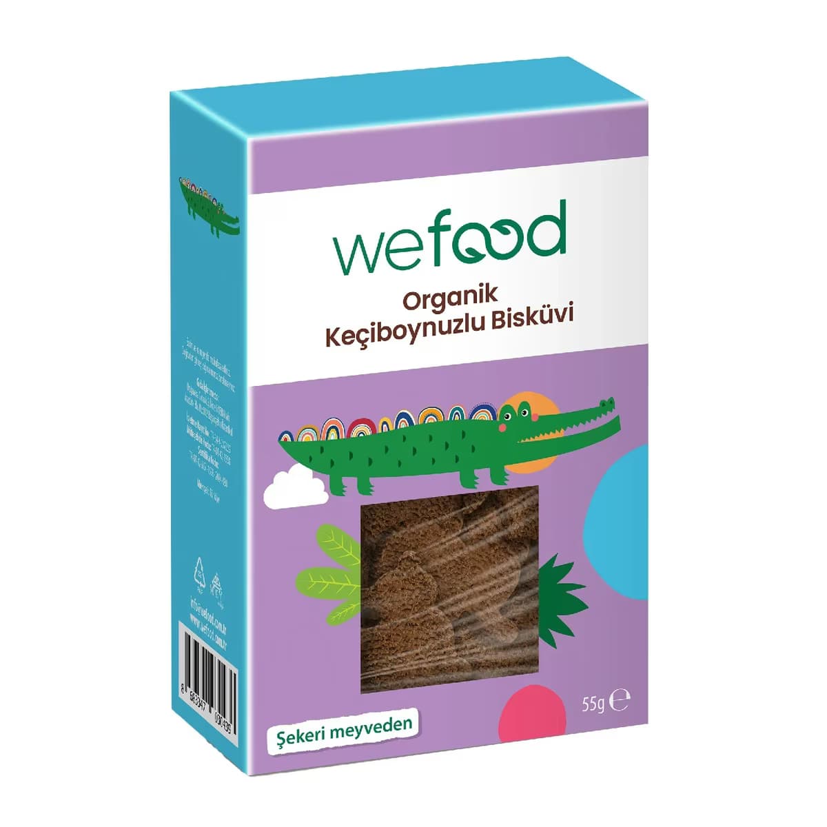 Wefood Organik Keçiboynuzlu Bisküvi 55gr