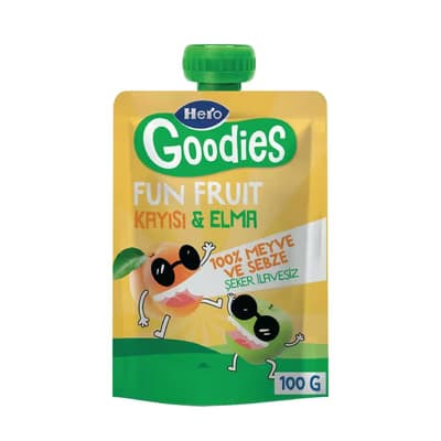 Hero Goodies Meyve Püresi Kayısı Elma 100 gr