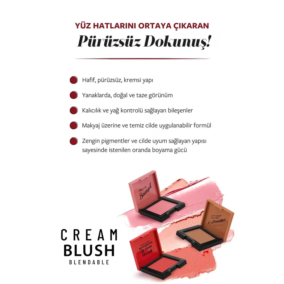 Pastel Allık Profashion Cream Blush 54 4