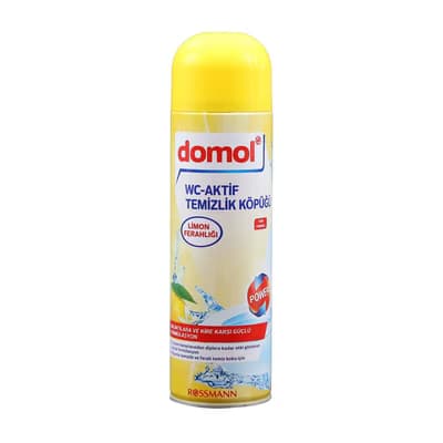 Domol Tuvalet Temizleme Köpüğü Limon 500 ml