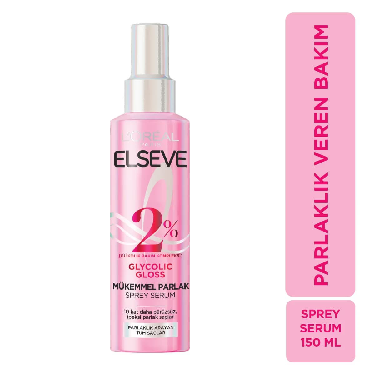 Elseve Saç Spreyi Glycolic Gloss Core 150 ml 2