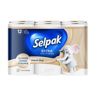 Selpak Kaşmir Tuvalet Kağıdı 12'li
