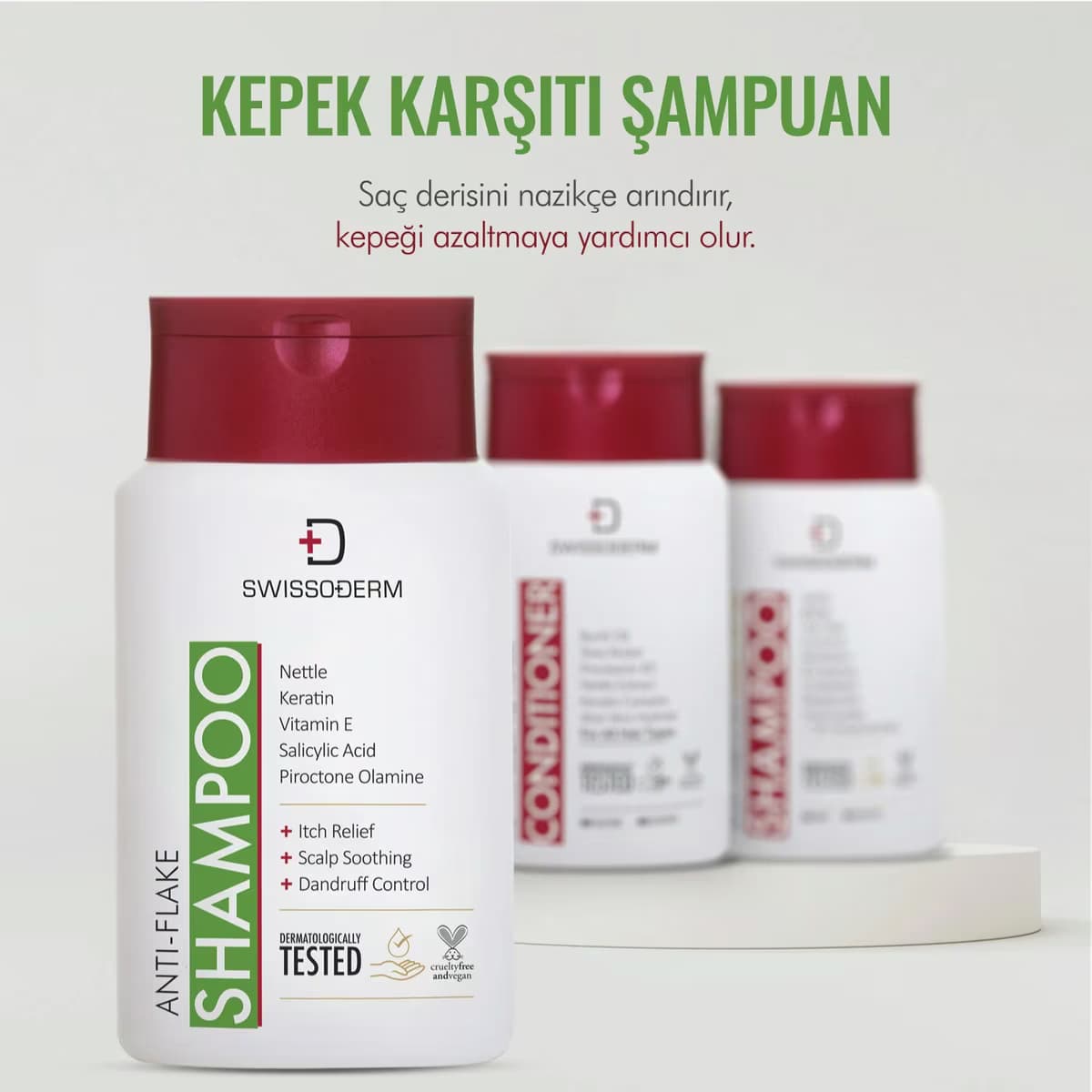 Swissoderm Kepek Karşıtı Şampuan 300 ml 4