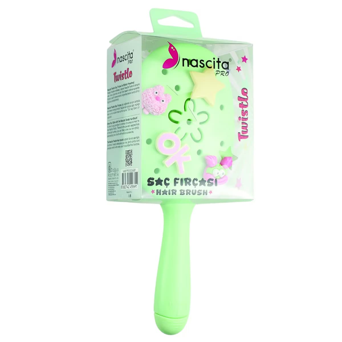 Nascita Saç Fırçası Twistlo Yeşil 2
