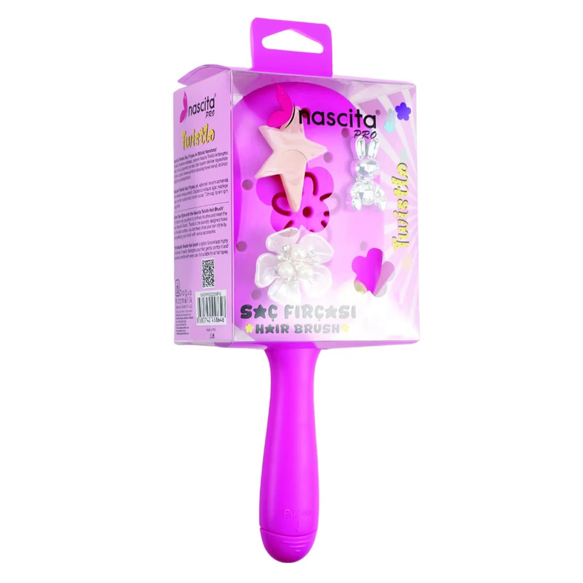 Nascita Saç Fırçası Twistlo Pembe 2