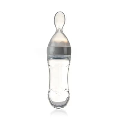 Babyjem Sıkmalı Kaşık Gri
