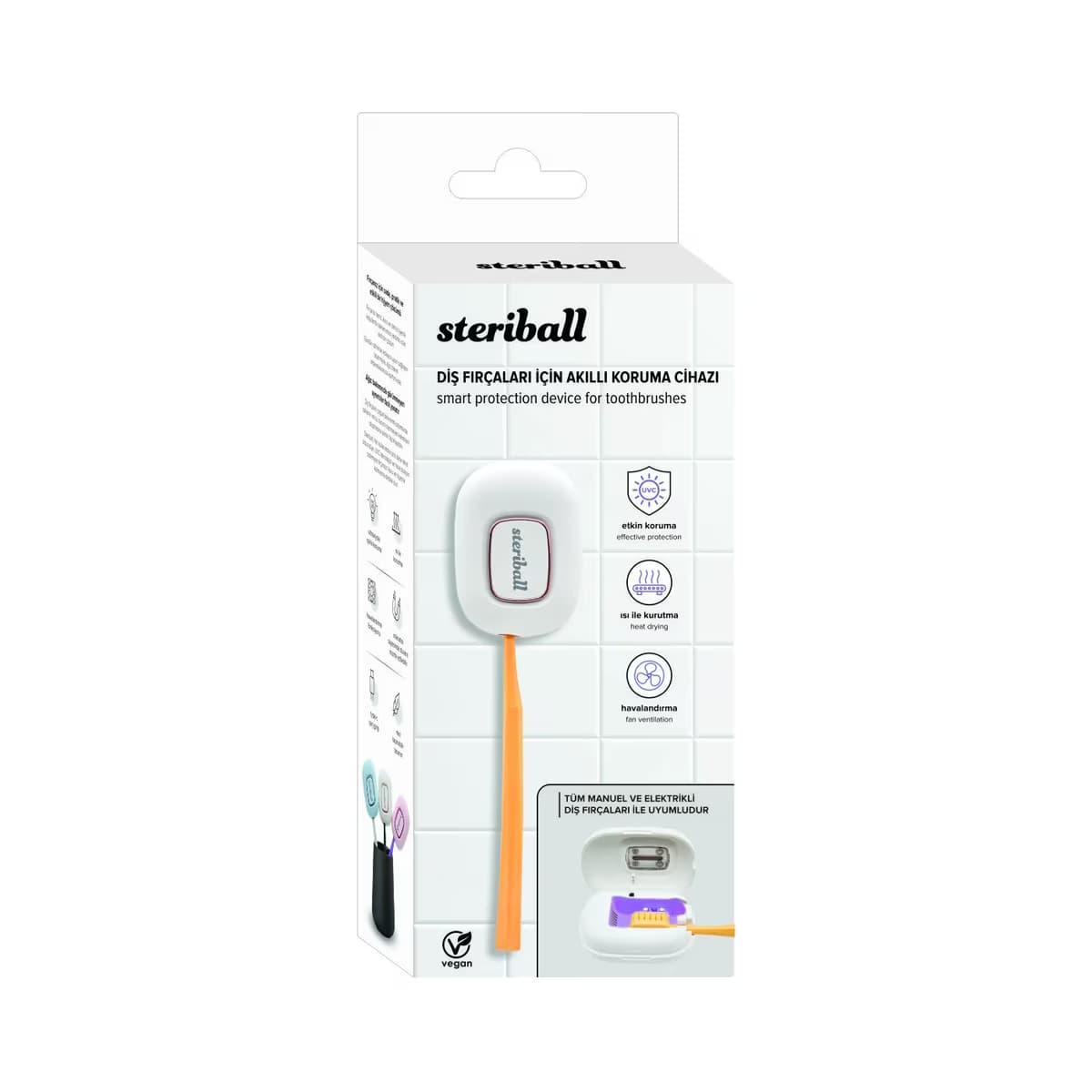 Steriball Diş Fırçası Akıllı Koruma Cihazı