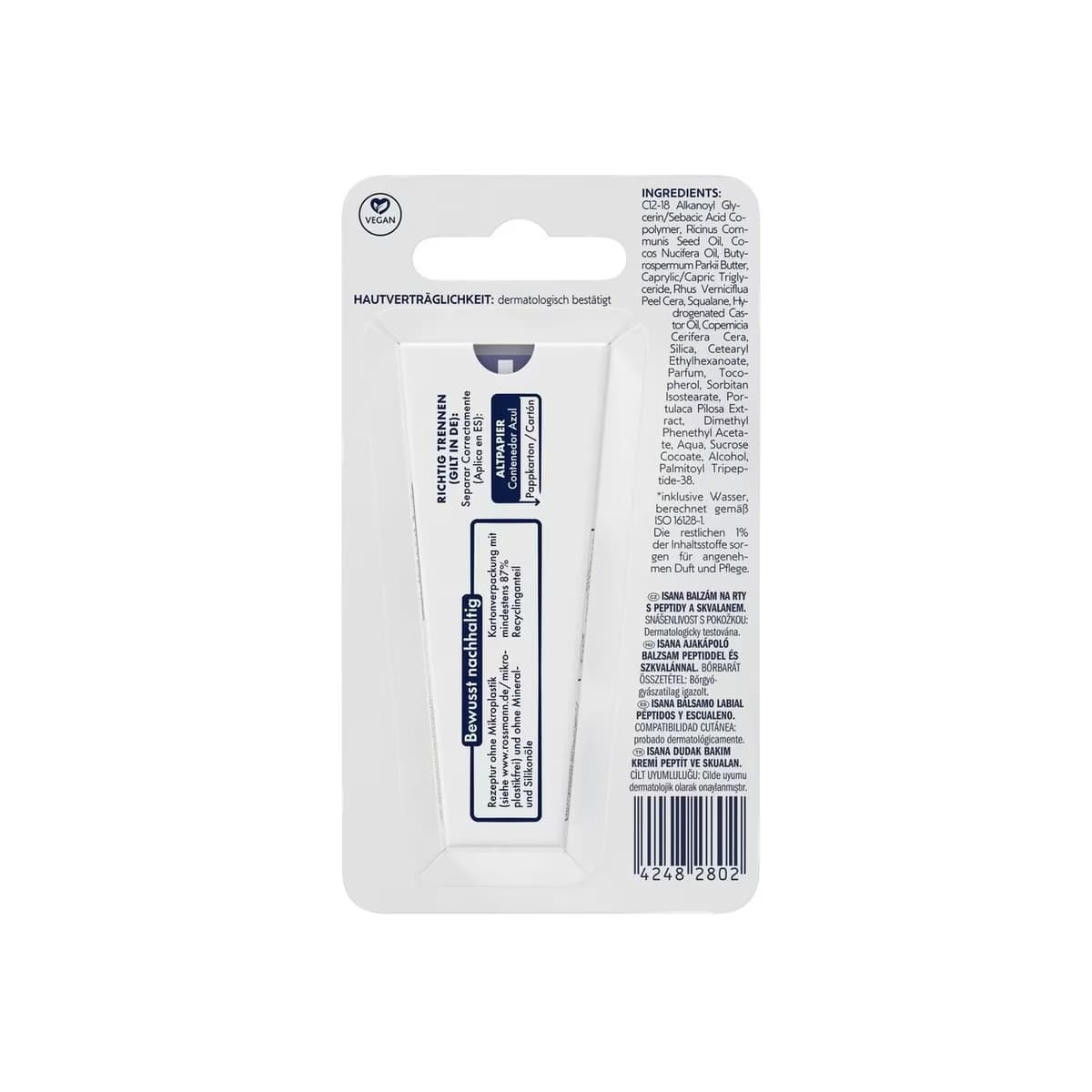 Isana Dudak Bakım Kremi Nude Tint 10 ml 5