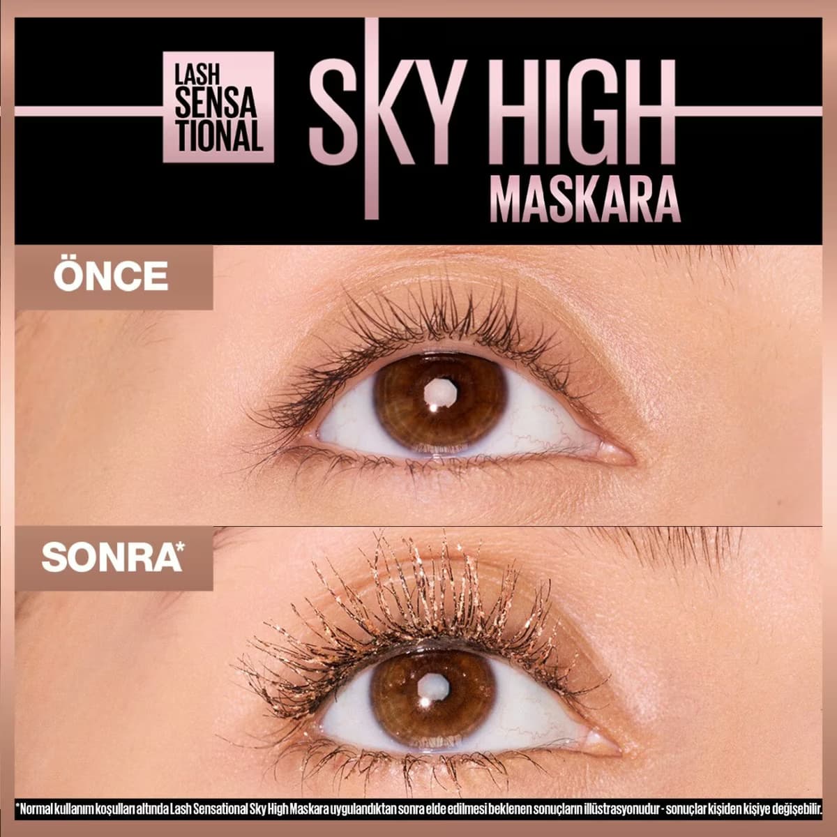 Maybelline Sky High Rosegold Glitz Maskara 3