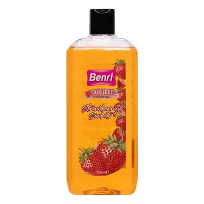 Benri Duş Jeli Çilek Sorbe 750 ml - Gratis