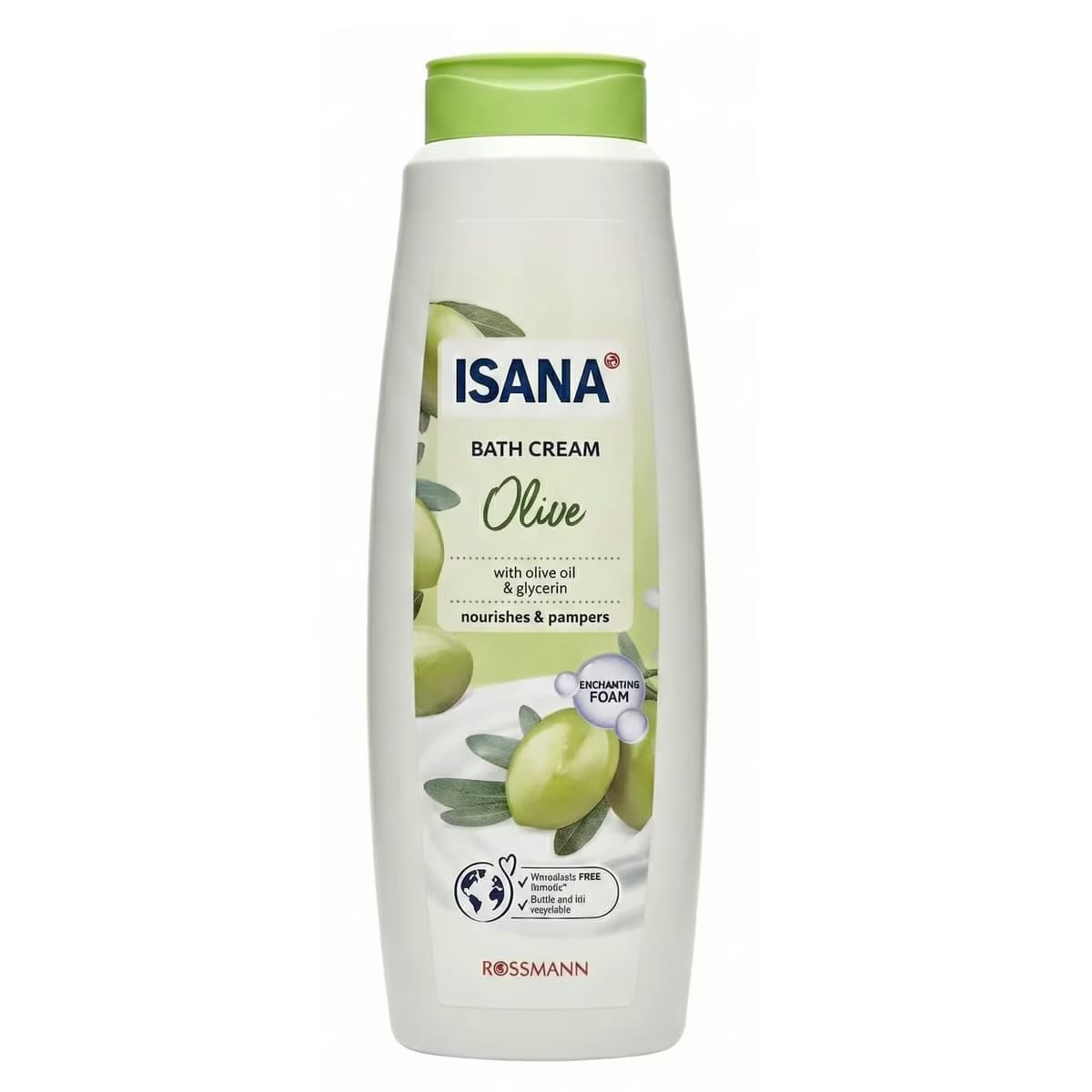 Isana Zeytinyağlı Duşta Bakım Kremi, 750 ml