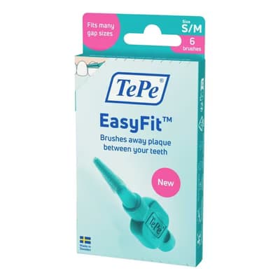 Tepe Arayüz Fırçası Easyfit S-M 6'lı