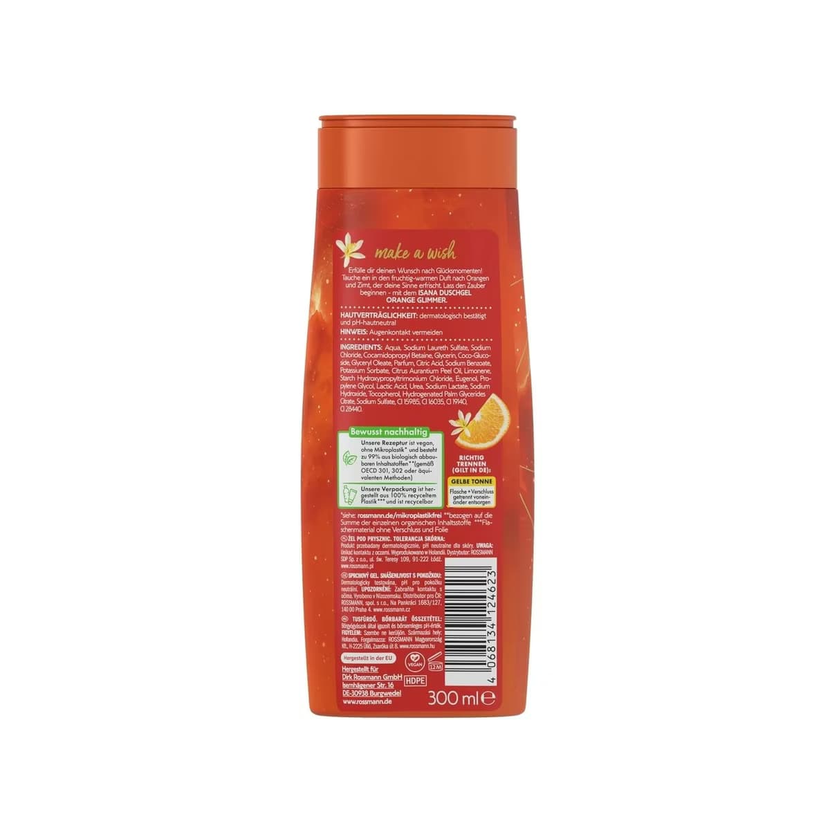Isana Duş Jeli Orange Glimmer 300 ml 2