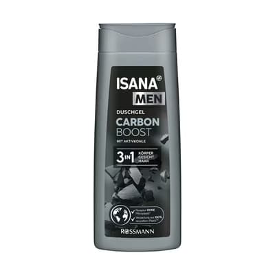 Isana Men Duş Jeli 3 In1 Carbon Boost 300 ml