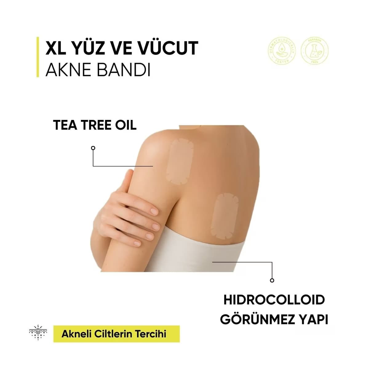 Mia Klinika XL Yüz ve Vücut Akne Bandı 6'lı 4