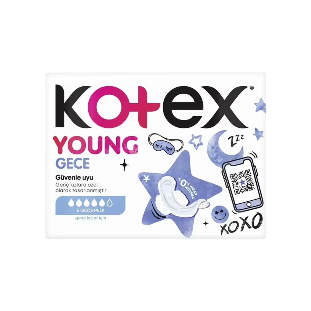 Kotex Young Ultra Single Gece 6'lı 2