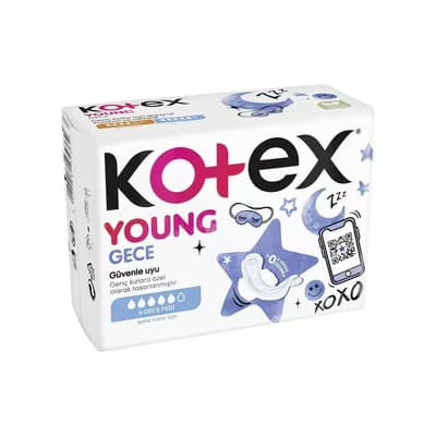 Kotex Young Ultra Single Gece 6'lı