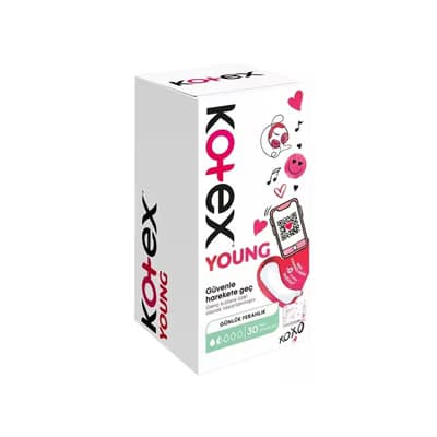 Kotex Young Günlük Ped 30'lu