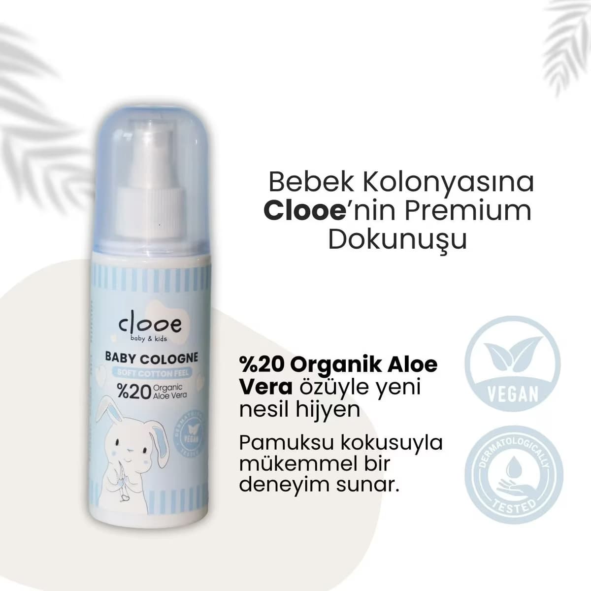 Clooe Bebek Kolonyası Pamuk 150 ml 2
