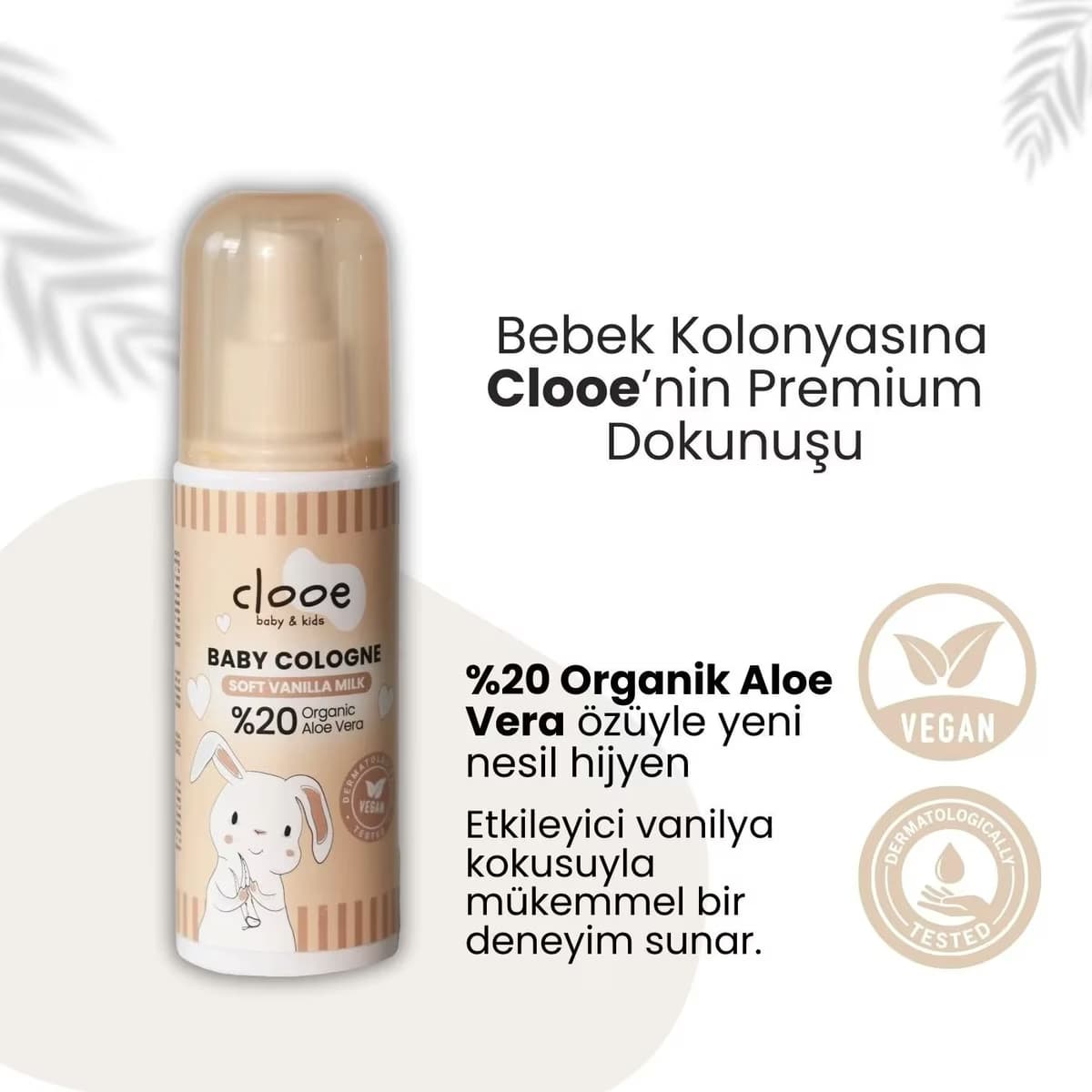 Clooe Bebek Kolonyası Vanilya 150 ml 2