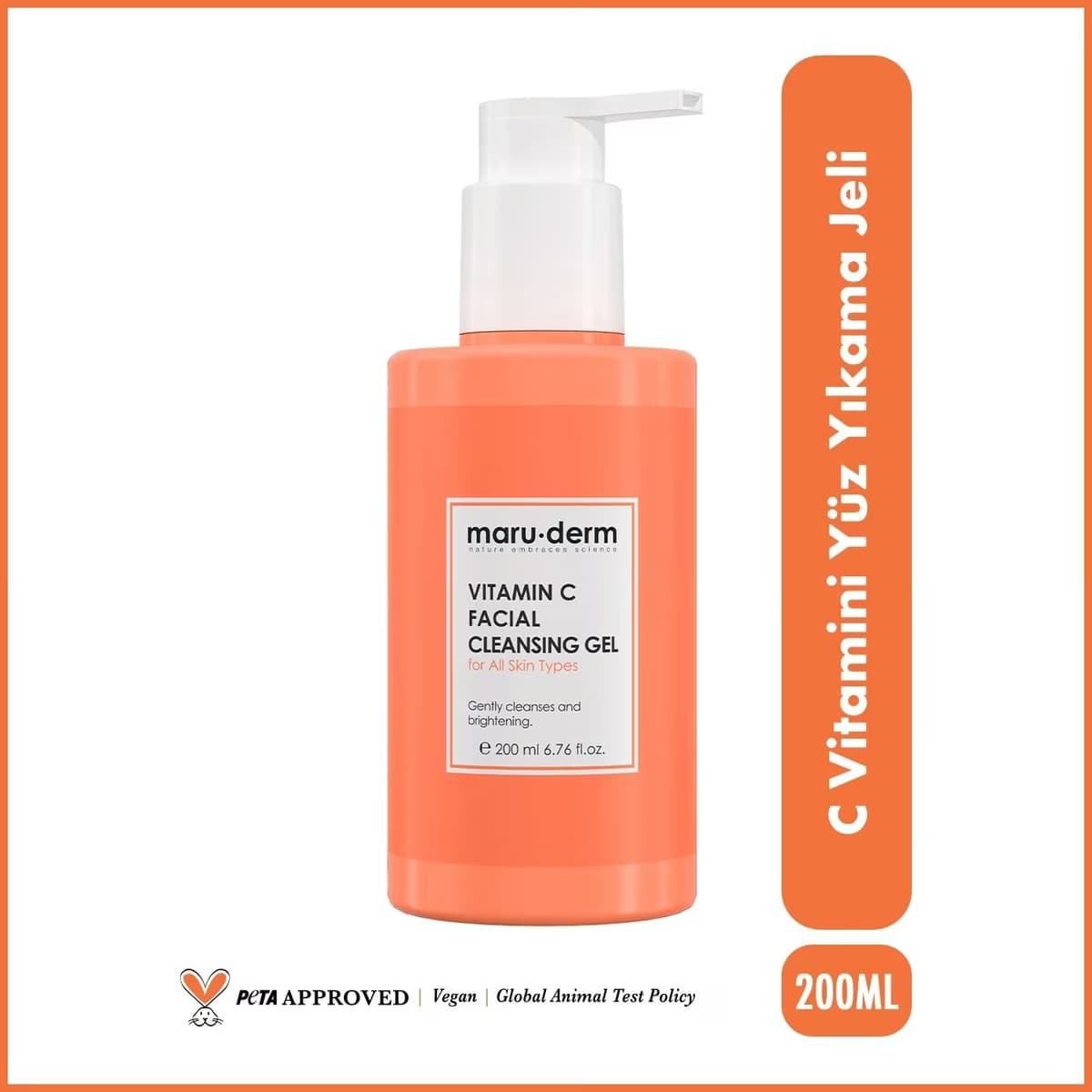 Maruderm Yüz Yıkama Jeli C Vitamini 200 ml 2