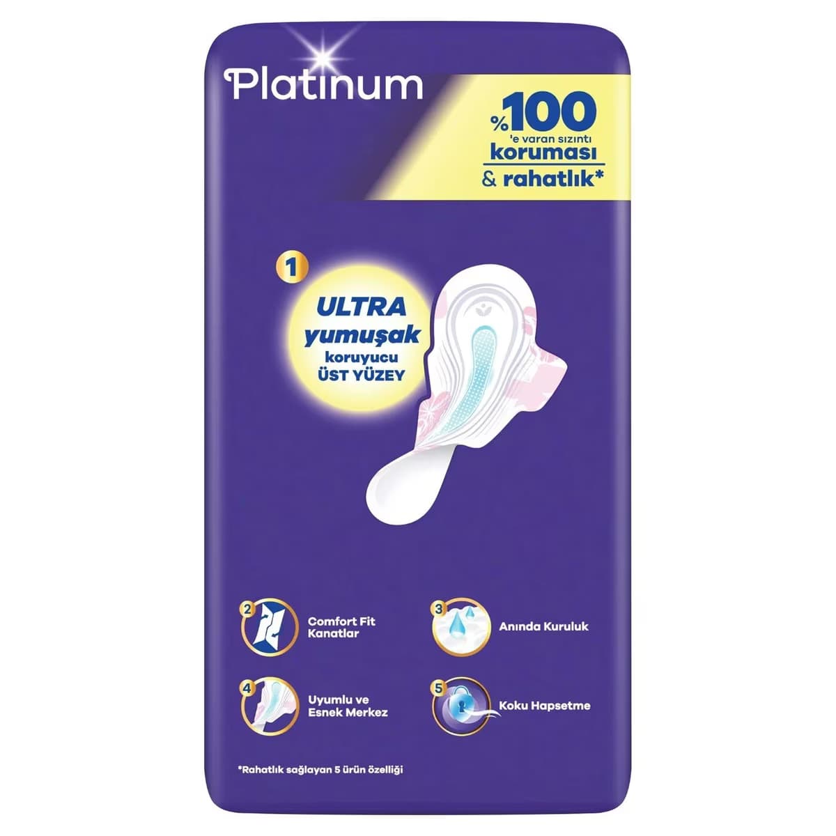 Orkid Hijyenik Ped Platinum Normal 24 Adet 5
