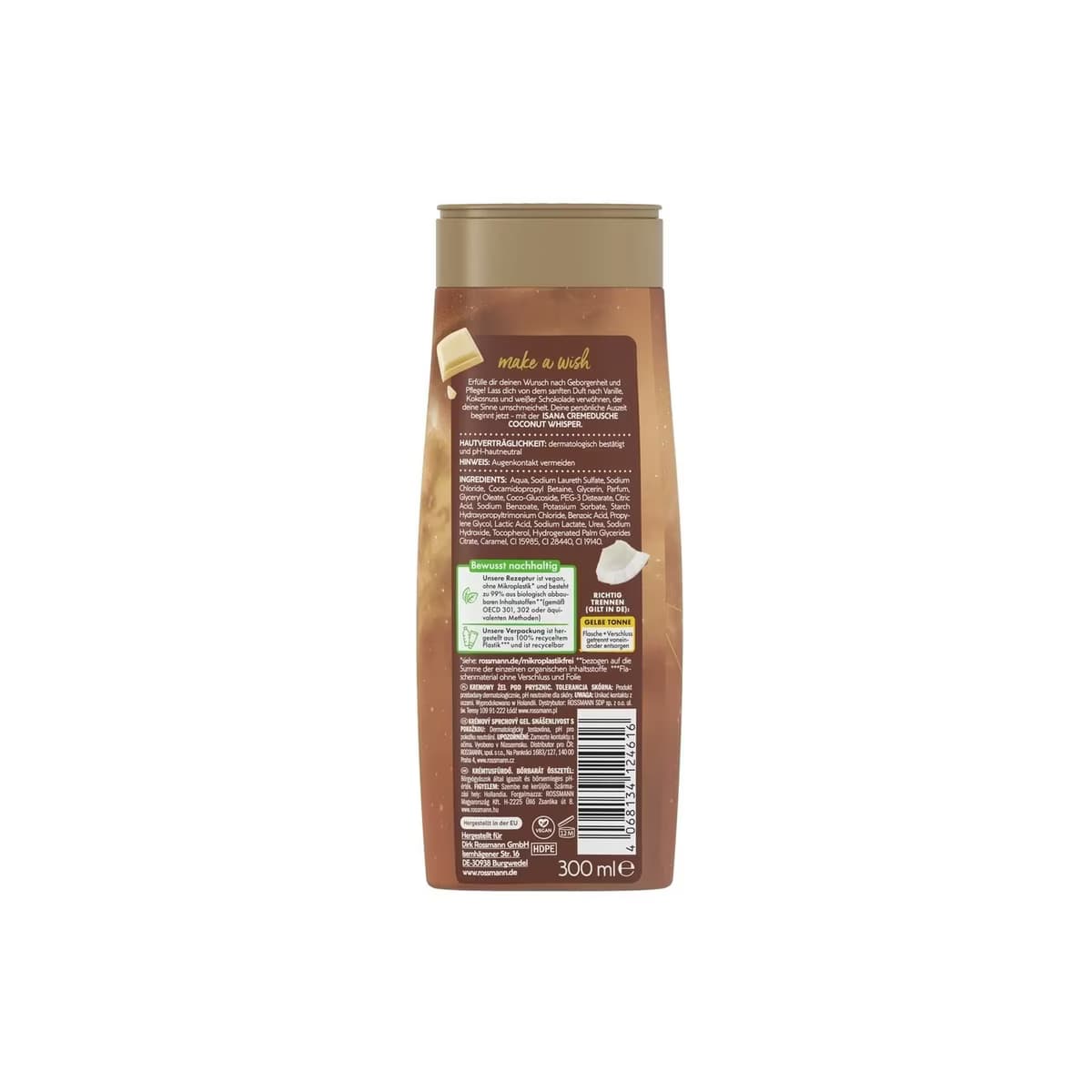 Isana Duş Jeli Coconut Whisper Kremsi 300 ml 2