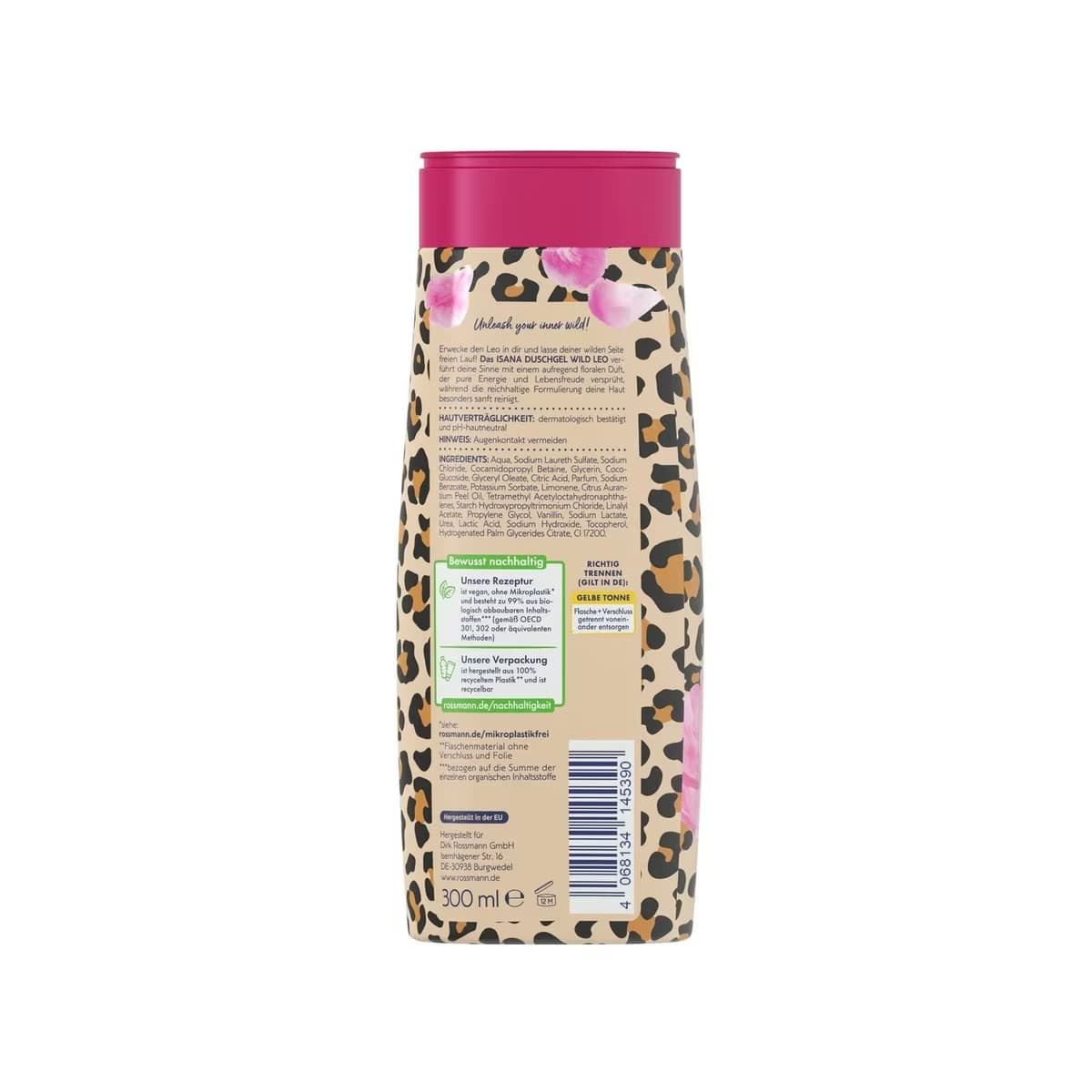 Isana Duş Jeli Wild Leo 300 ml 2