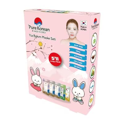Pure Korean Kore Maske Paketi 5'li