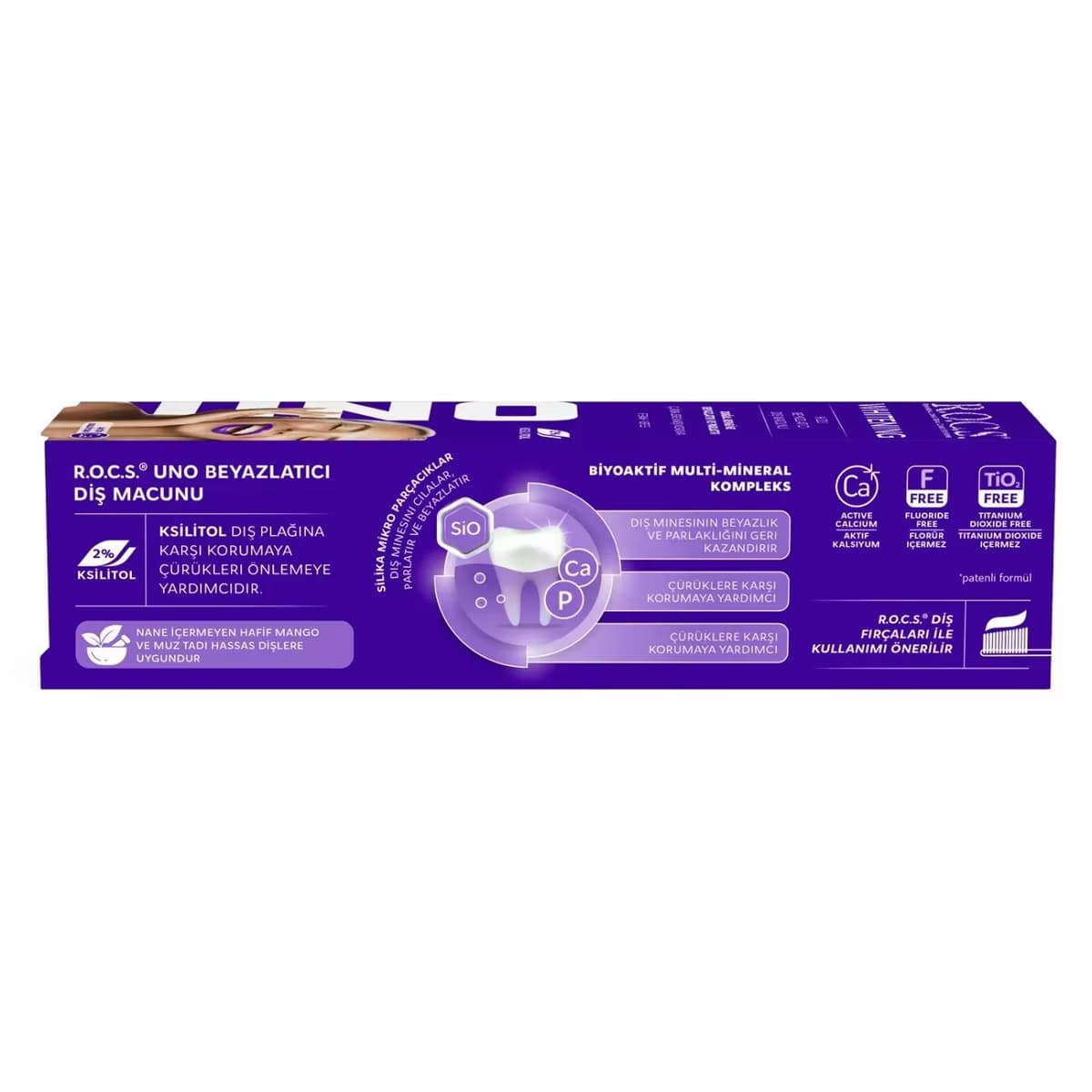 Rocs Diş Macunu Uno Whitening 74 gr 4