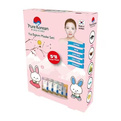 Pure Korean Yüz Bakım Maske Seti