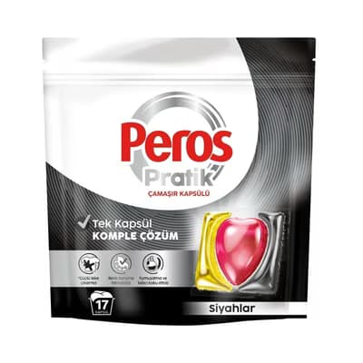 Peros Pratik Siyahlar Çamaşır Kapsülü 17'li