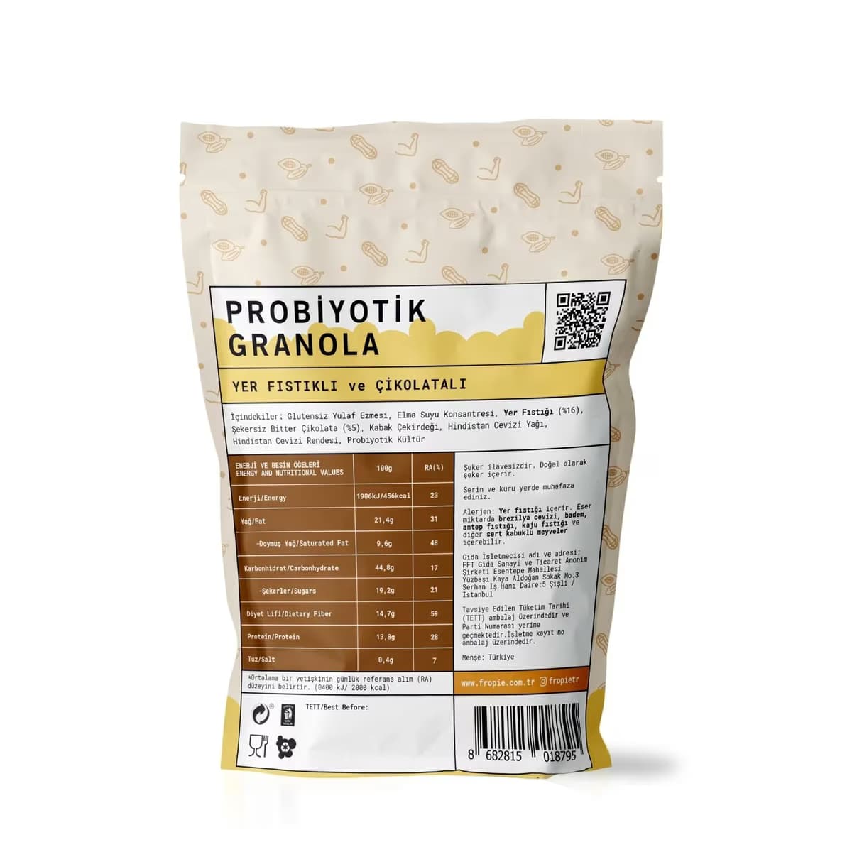 Fropie Yer Fıstığı & Çikolata Probiyotik Granola 2