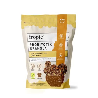 Fropie Yer Fıstığı & Çikolata Probiyotik Granola