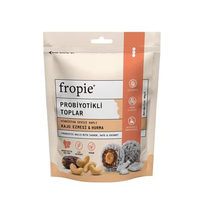 Fropie Probiyotik Hurma Topları – Kaju Ezmeli