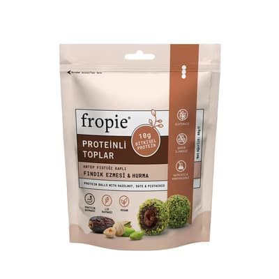 Fropie Proteinli Hurma Topları – Fındık Ezmeli