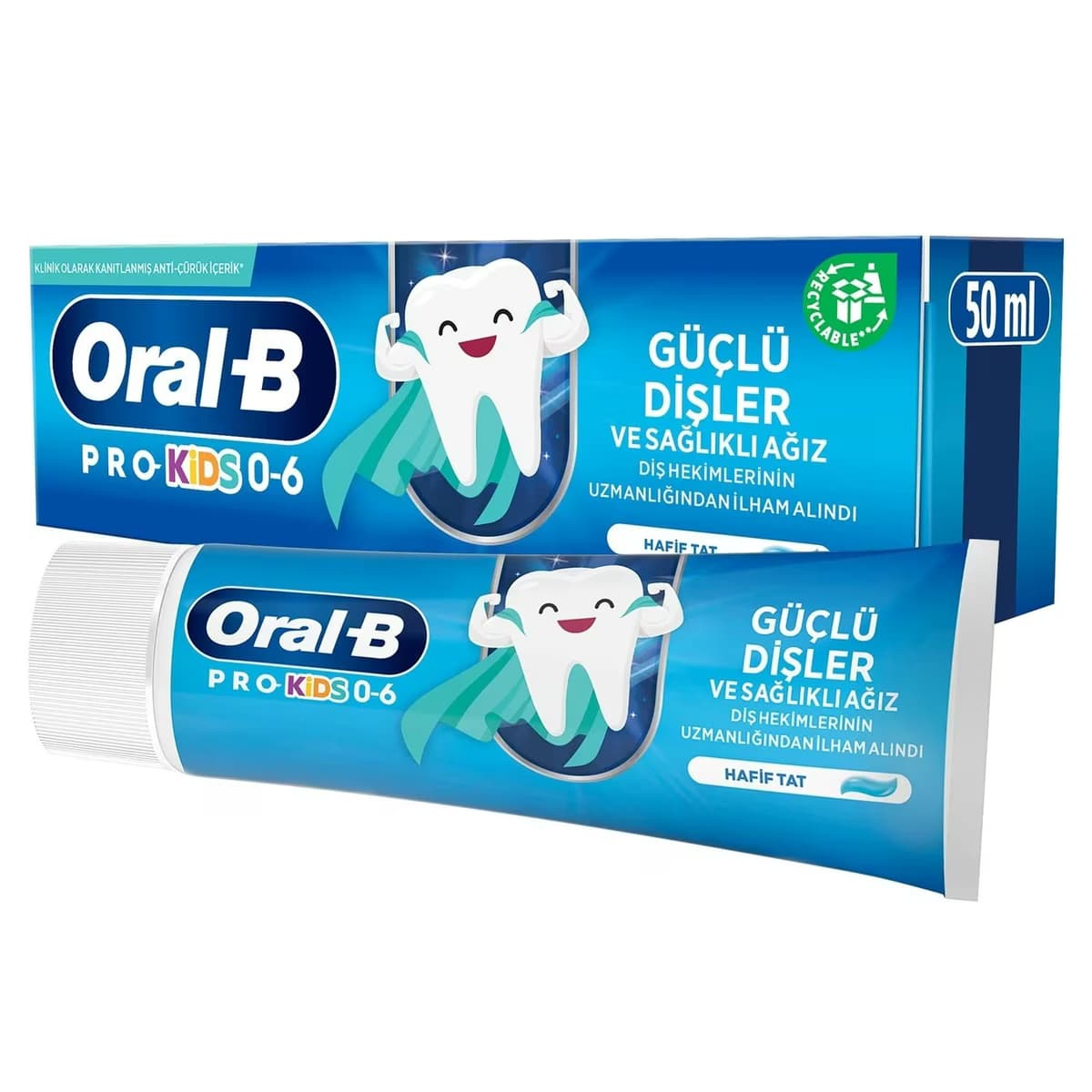 Oral-B Pro Kids Güçlü Dişler Diş Macunu 50 ml 2