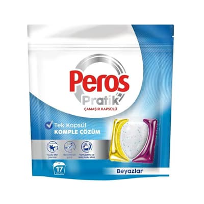 Peros Pratik Beyazlar Çamaşır Kapsülü 17'li