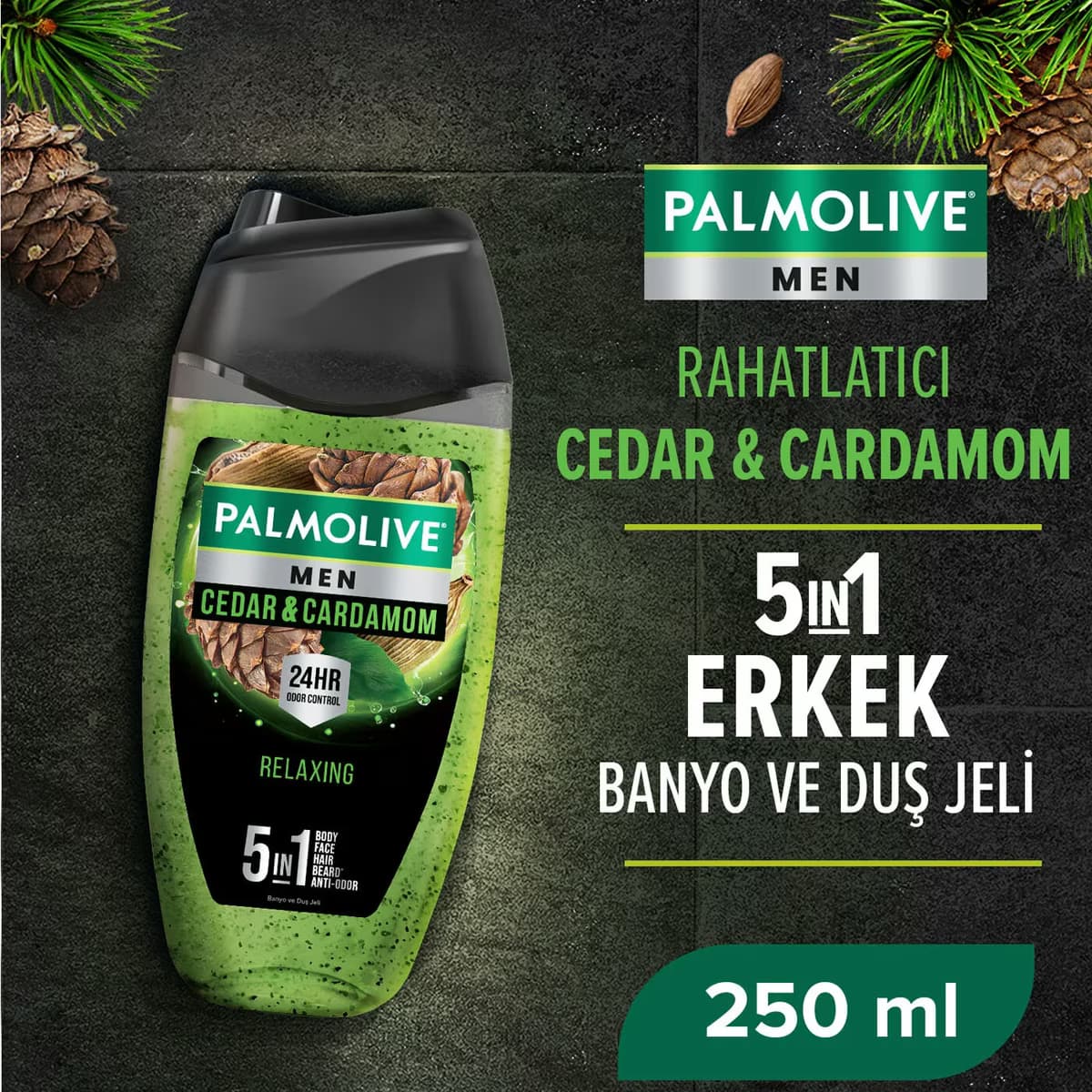 Palmolive Duş Jeli Men Cedarwood 250 ml 4
