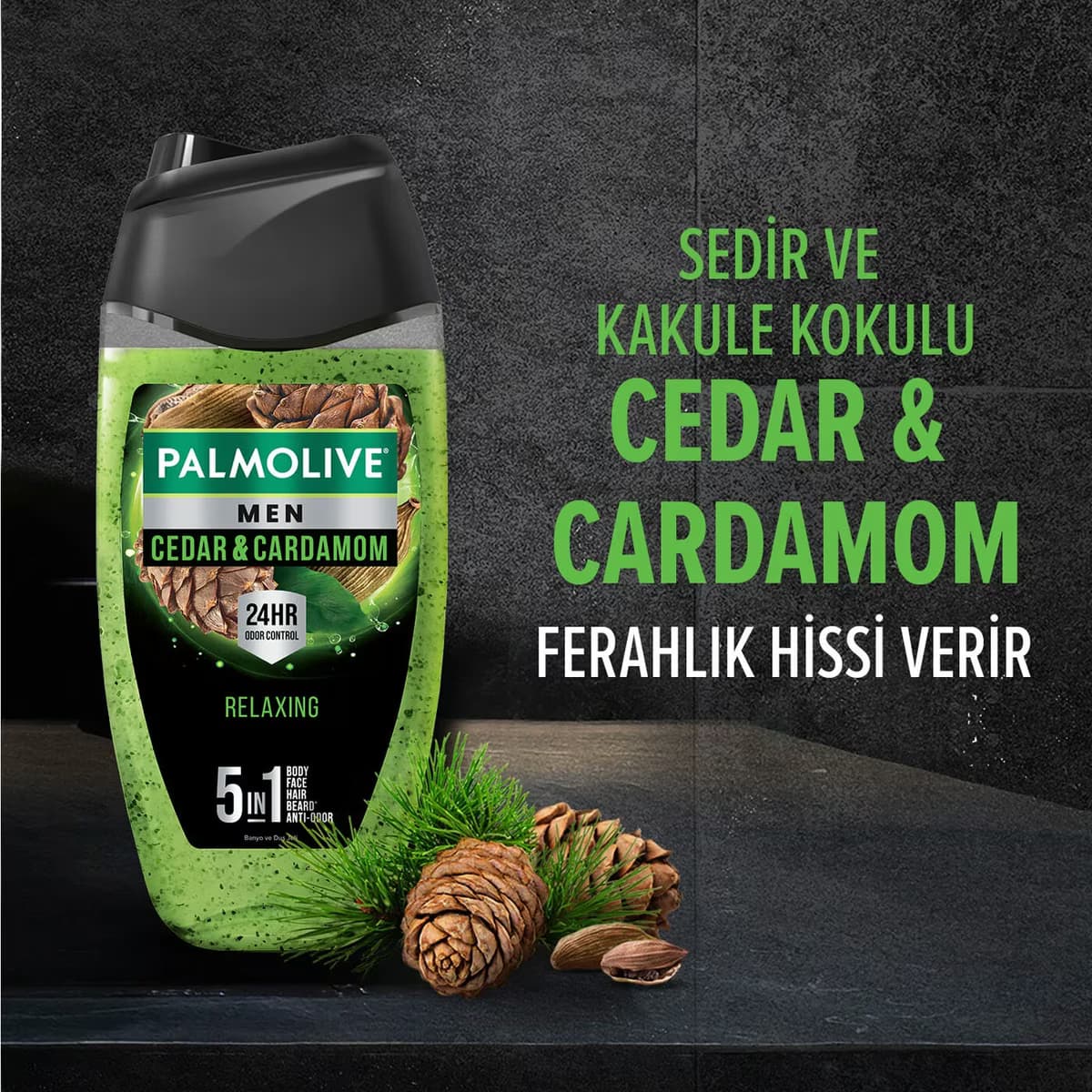 Palmolive Duş Jeli Men Cedarwood 250 ml 5
