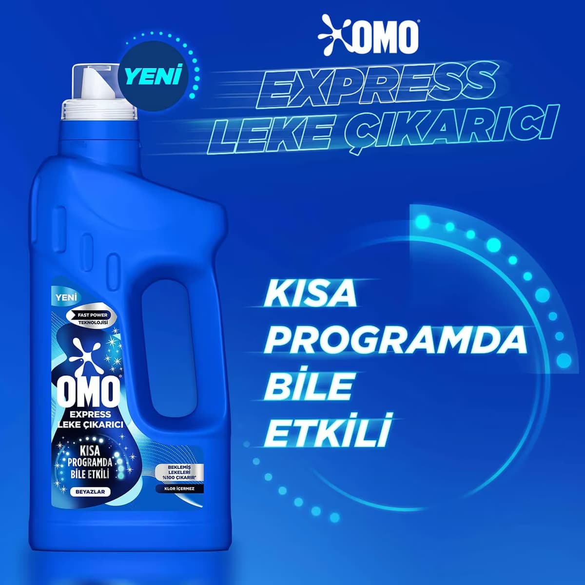 Omo Express Leke Çıkarıcı Beyazlar, 1 Lt 3