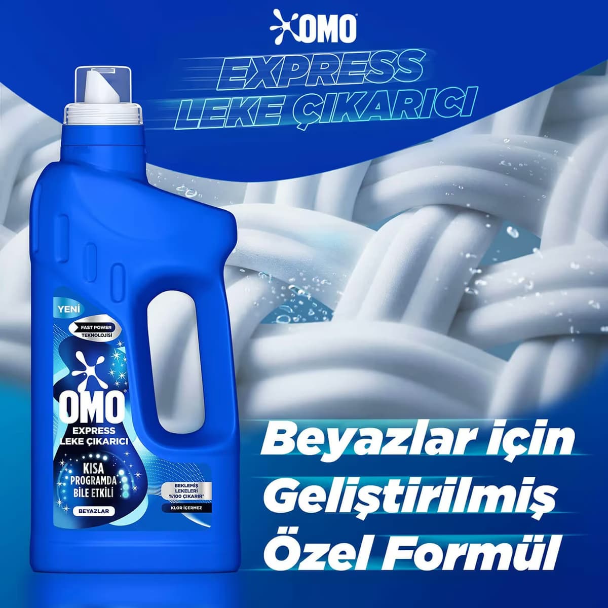 Omo Express Leke Çıkarıcı Beyazlar, 1 Lt 4