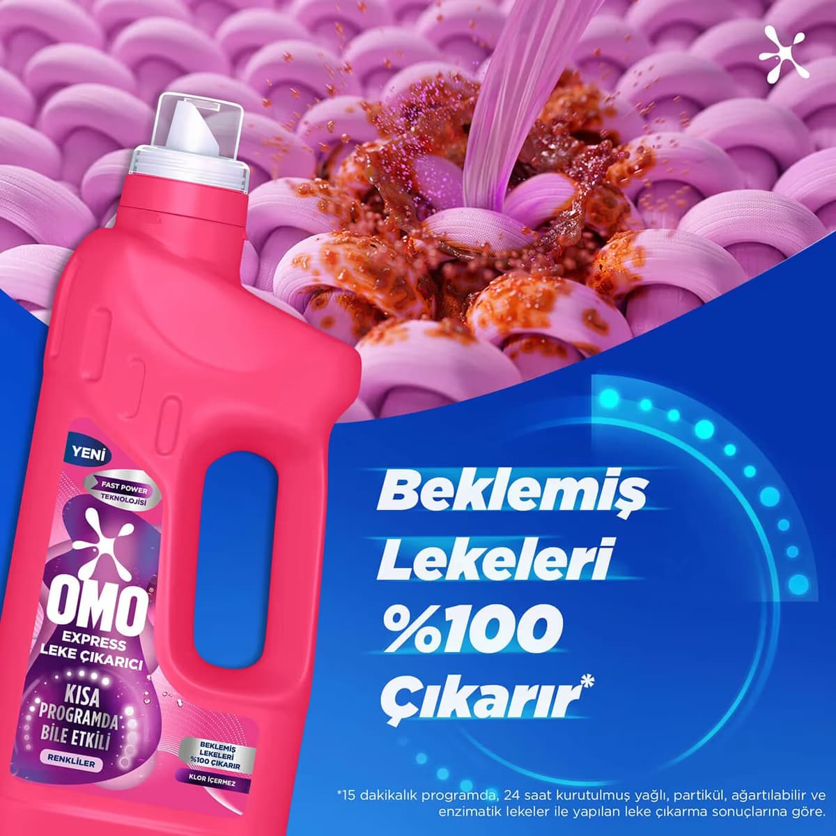 Omo Express Leke Çıkarıcı Renkliler, 1000 ml 4