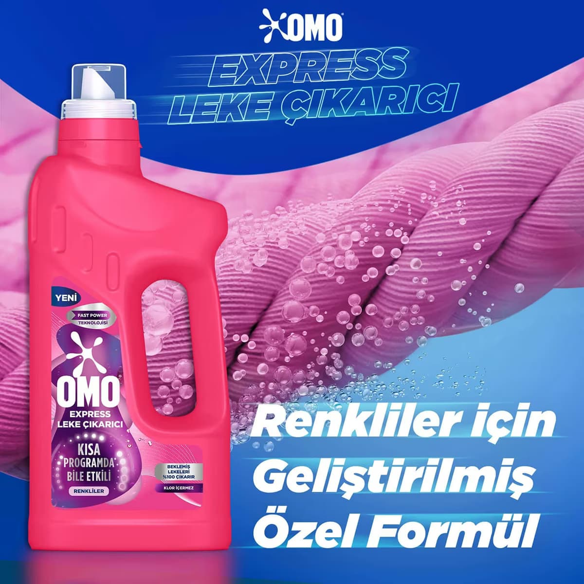 Omo Express Leke Çıkarıcı Renkliler, 1000 ml 5