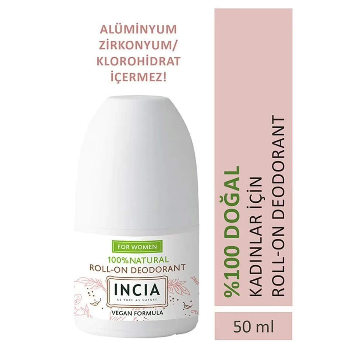Incia Doğal Roll-On Deodorant, 50 ml 2