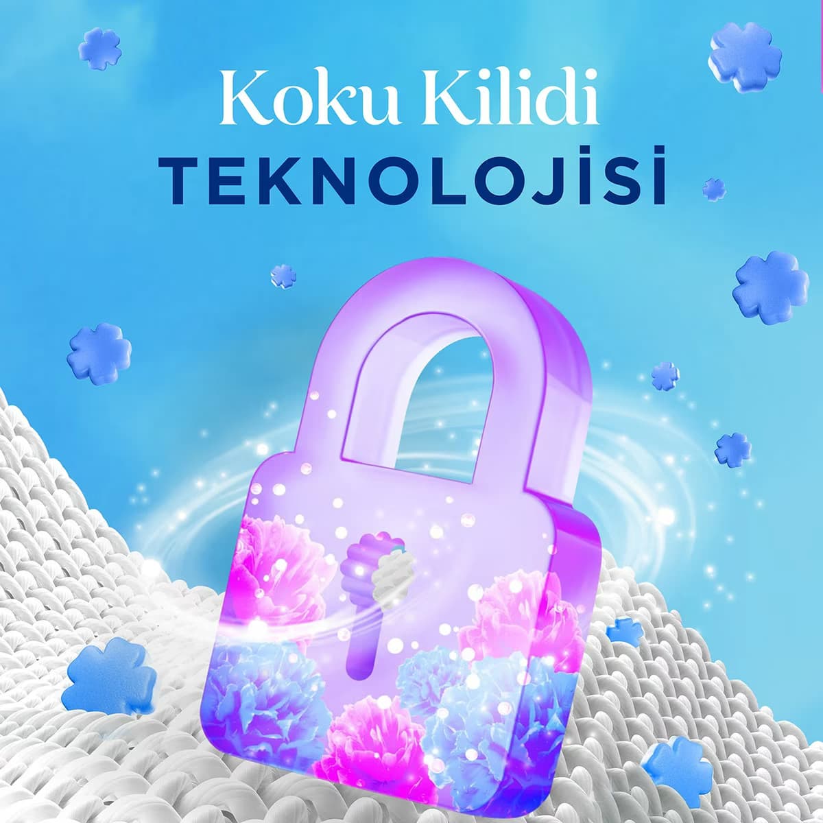 Yumoş Çamaşır Parfümü Draje Mavi Şakayık 200g 4