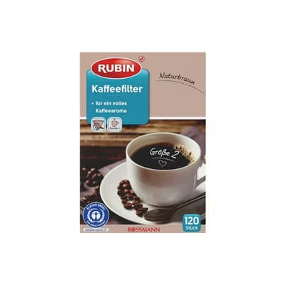 Rubin Kahve Filtresi No.2 120 Adet