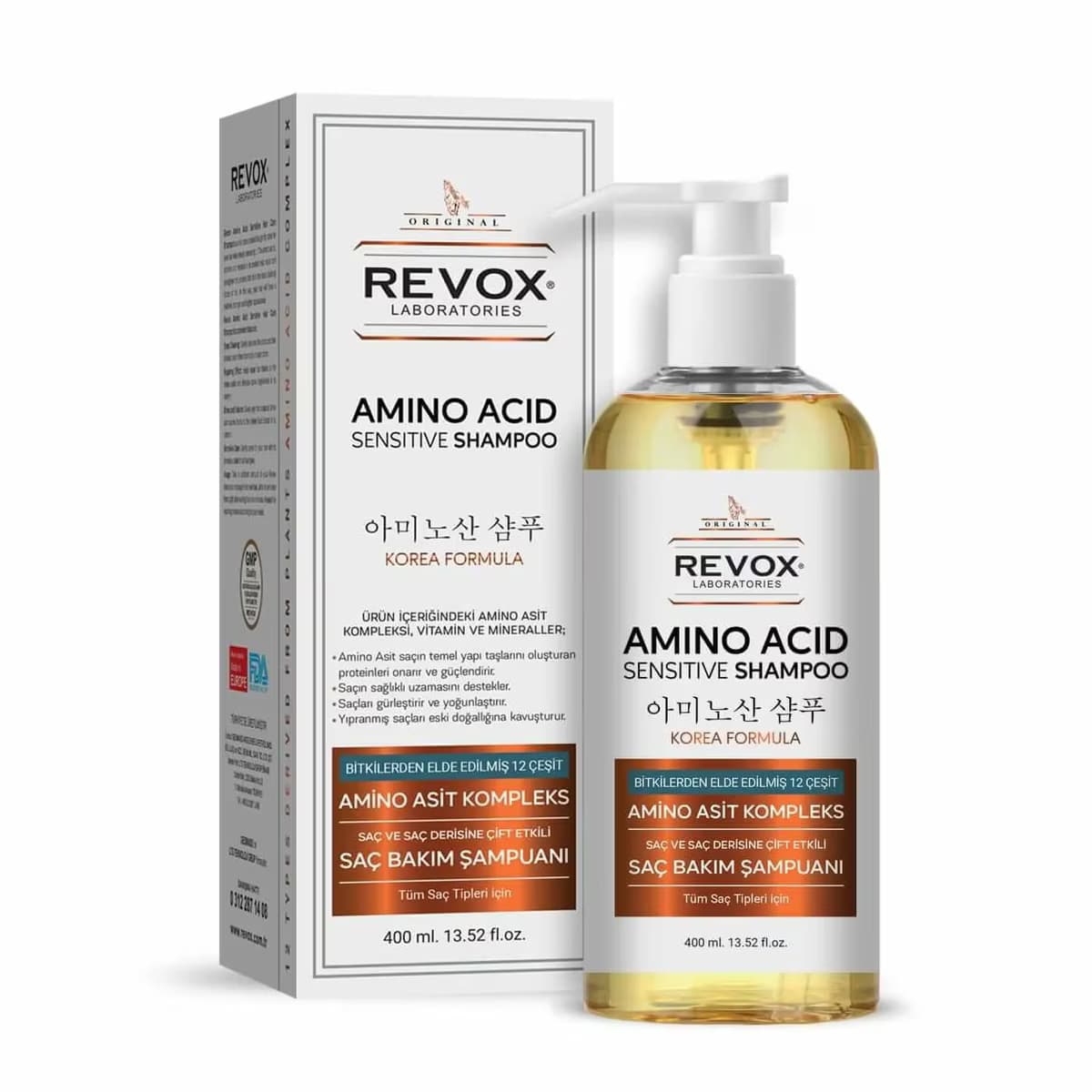 Revox Şampuan Aminoacid 400 ml