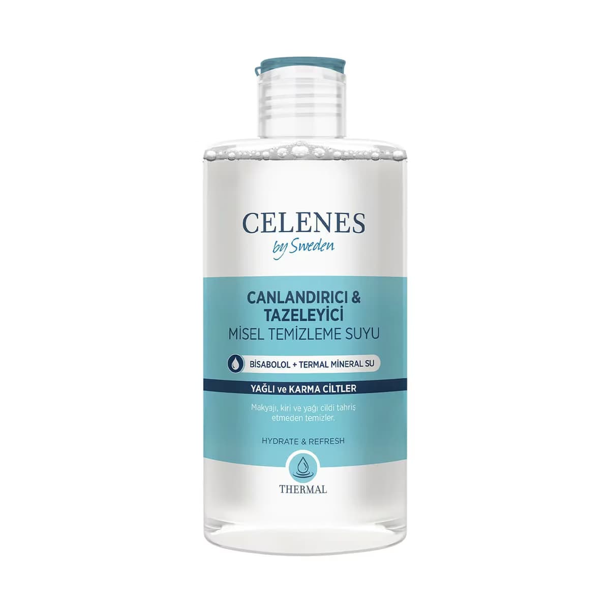 Celenes Thermal Micellar Makyaj Temizleme Suyu Yağlı/Karma Ciltler, 400 ml