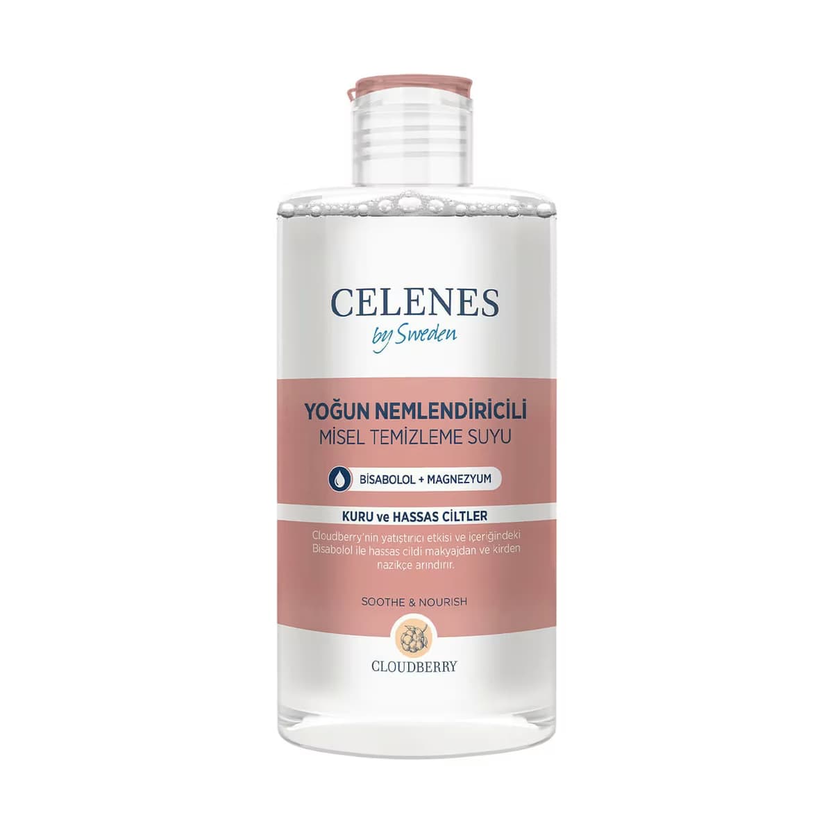 Celenes Cloudberry Misel Temizleme Suyu Kuru Ve Hassas, 400 ml